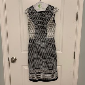 Jcrew Black and White Dress